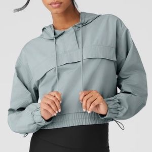 Alo Yoga "International" anorak cosmic grey